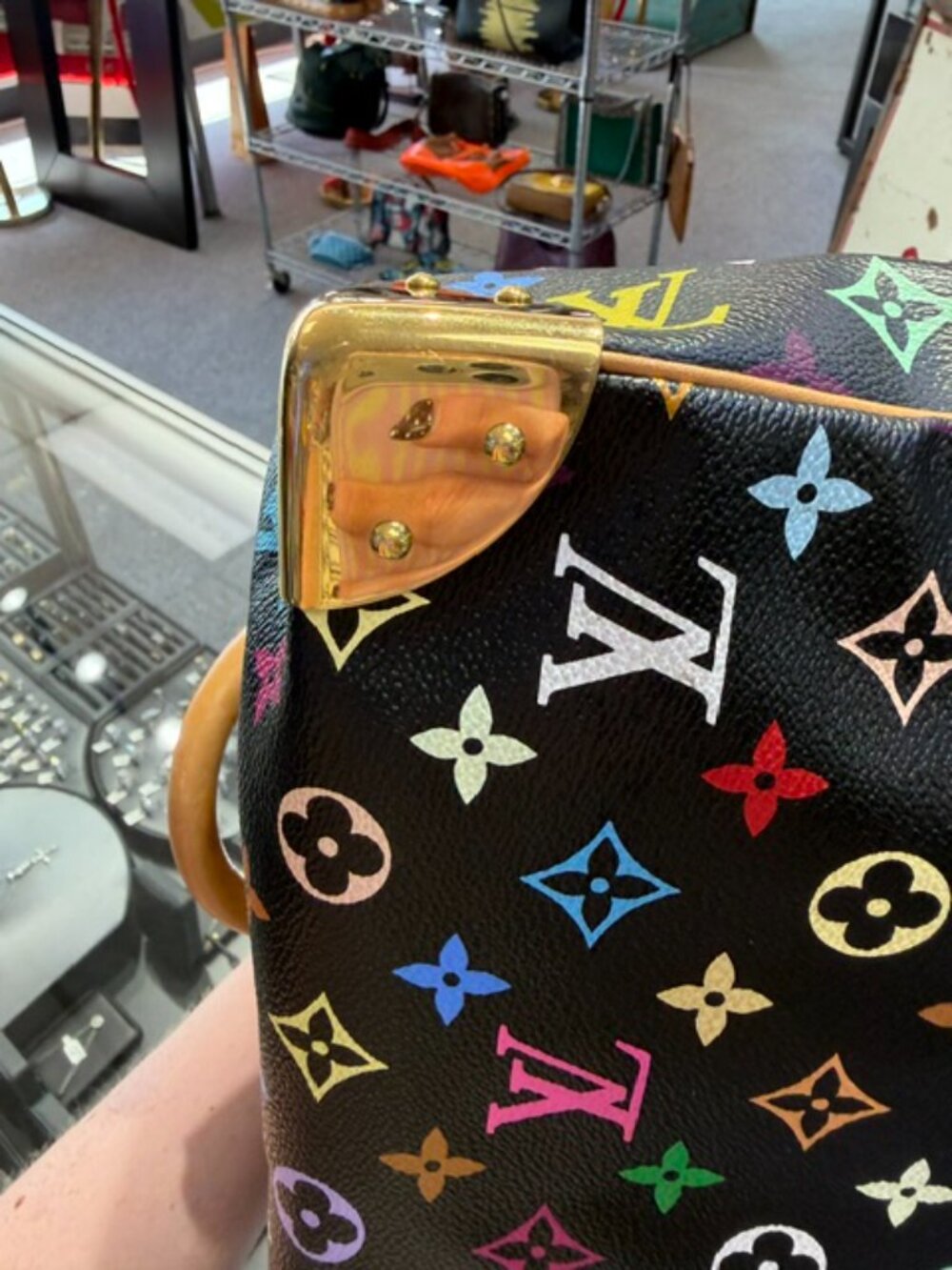 Louis Vuitton Speedy 30 Monogram Multicolore Noir - Picture 10 of 14